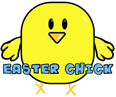 How to Draw Cute Cartoon Baby Chicks for Easter Lesson for Kids ...