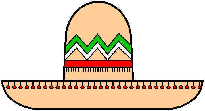 Mexican Sombrero Cartoon | Free Download Clip Art | Free Clip Art ...