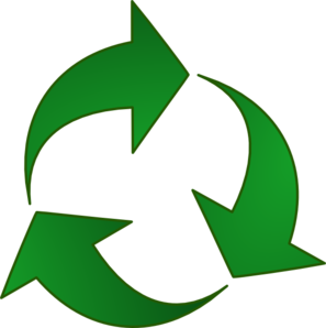 Green Recycle Arrows Clip Art - vector clip art ...