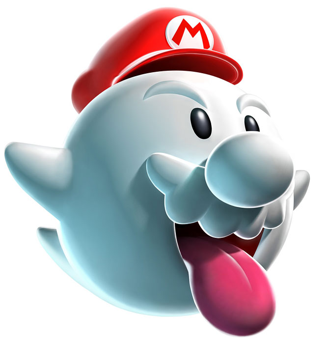 Boo Mario - Characters & Art - Super Mario Galaxy