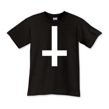 White Inverted Cross Kids T-Shirt - Face - Printfection.com on imgfave