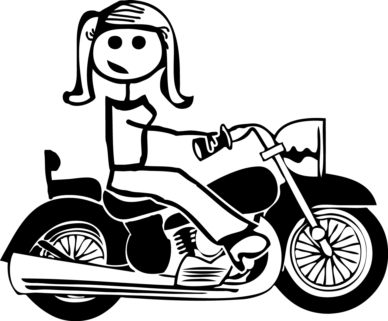 Мотоцикл рисунок