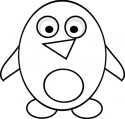 Penguin Line Art | free vectors | UI Download