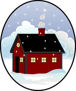 snow falling clipart