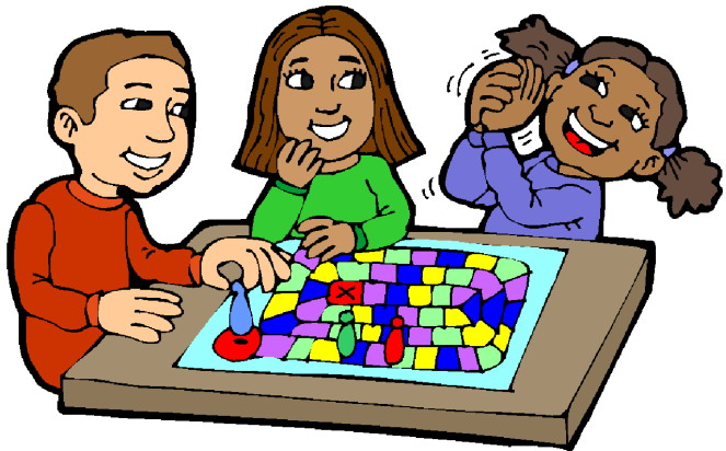 Student playing game clipart