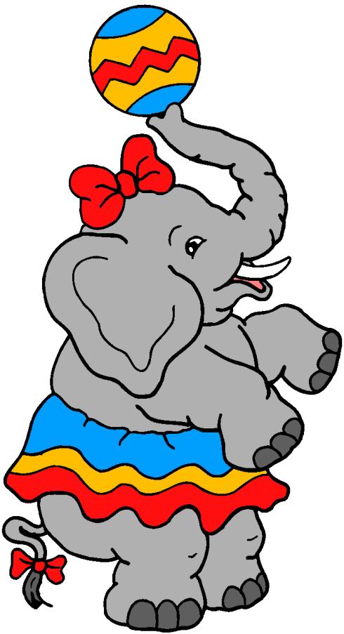 Circus Elephant Clipart