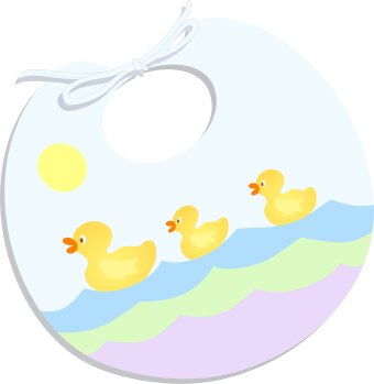 Clipart baby bib