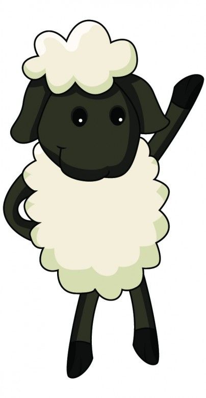 Sheep Cartoon | Sheep Drawing, Easy ...