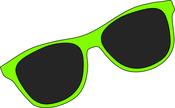 Cartoon sunglasses clip art