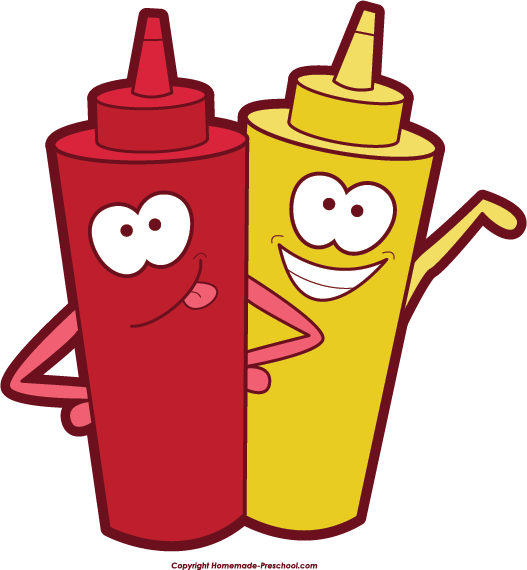 Mustard And Ketchup Clipart