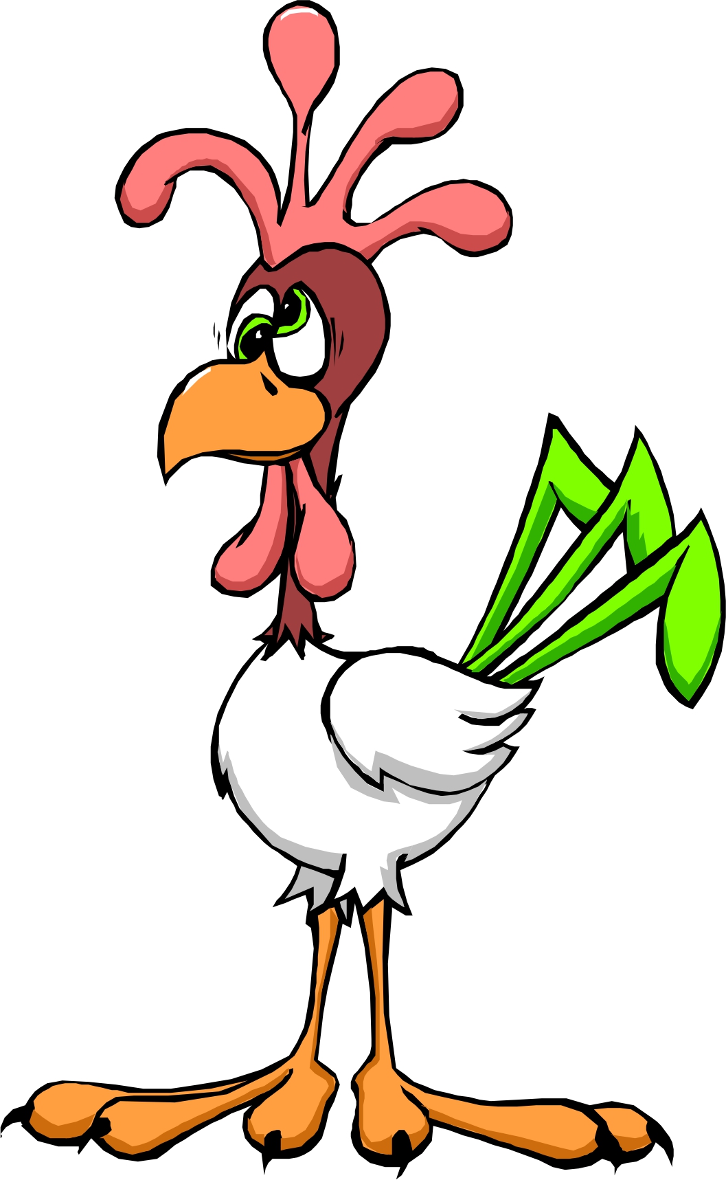 Picture Of A Cartoon Chicken | Free Download Clip Art | Free Clip ...
