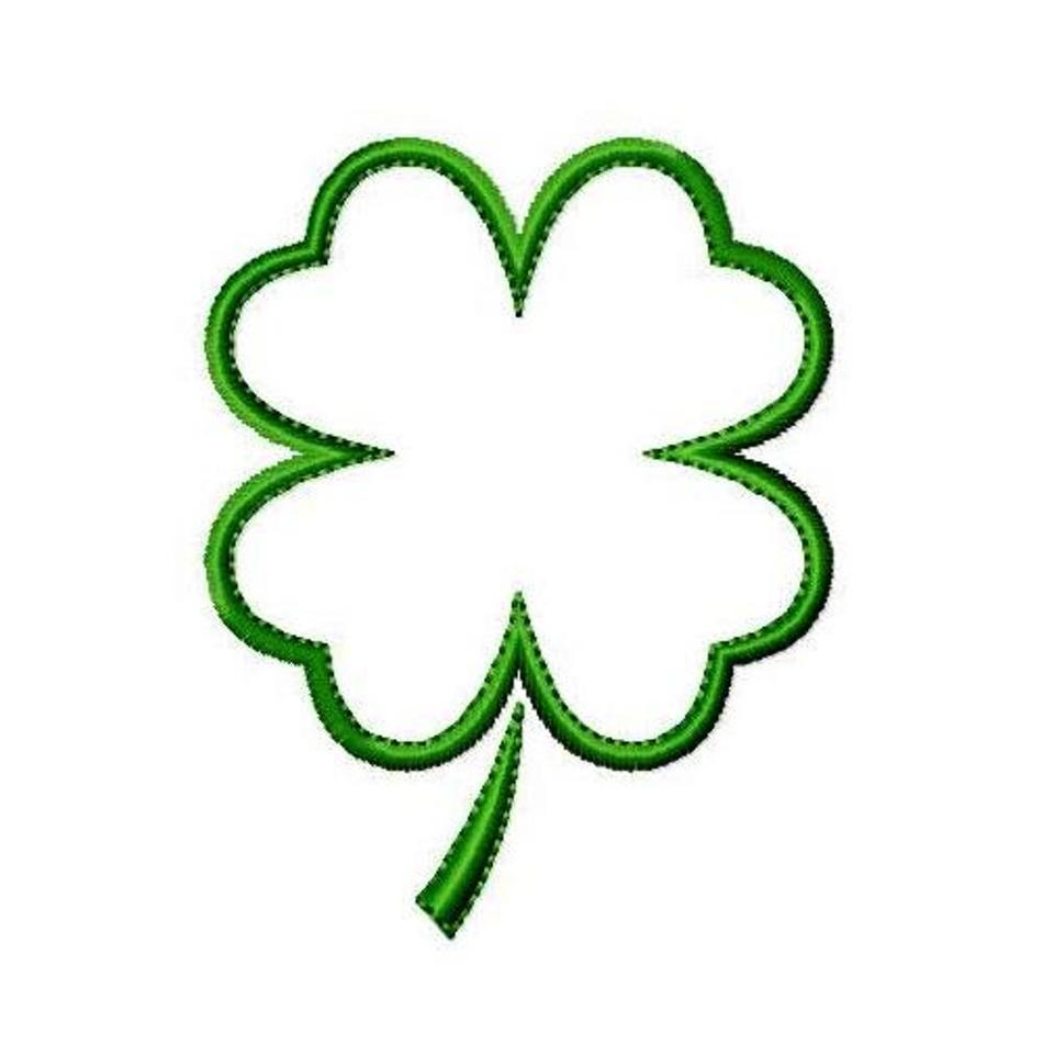 4 Leaf Clover Template Clipart - Free to use Clip Art Resource