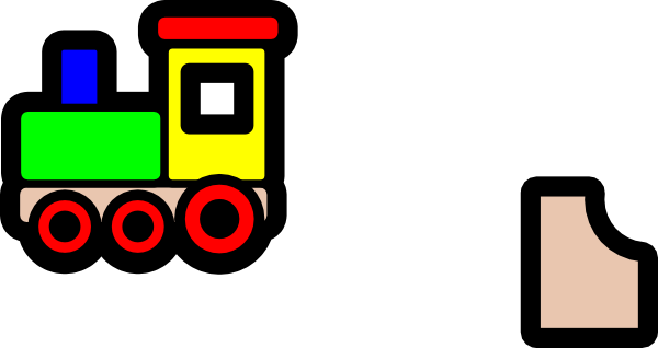 Toy Train Clipart