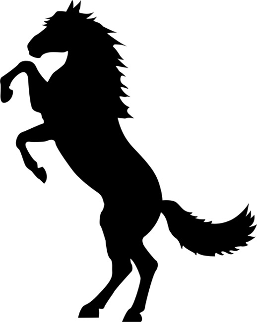 5 Best Images of Mustang Horse Stencil Printable Free - Rearing ...