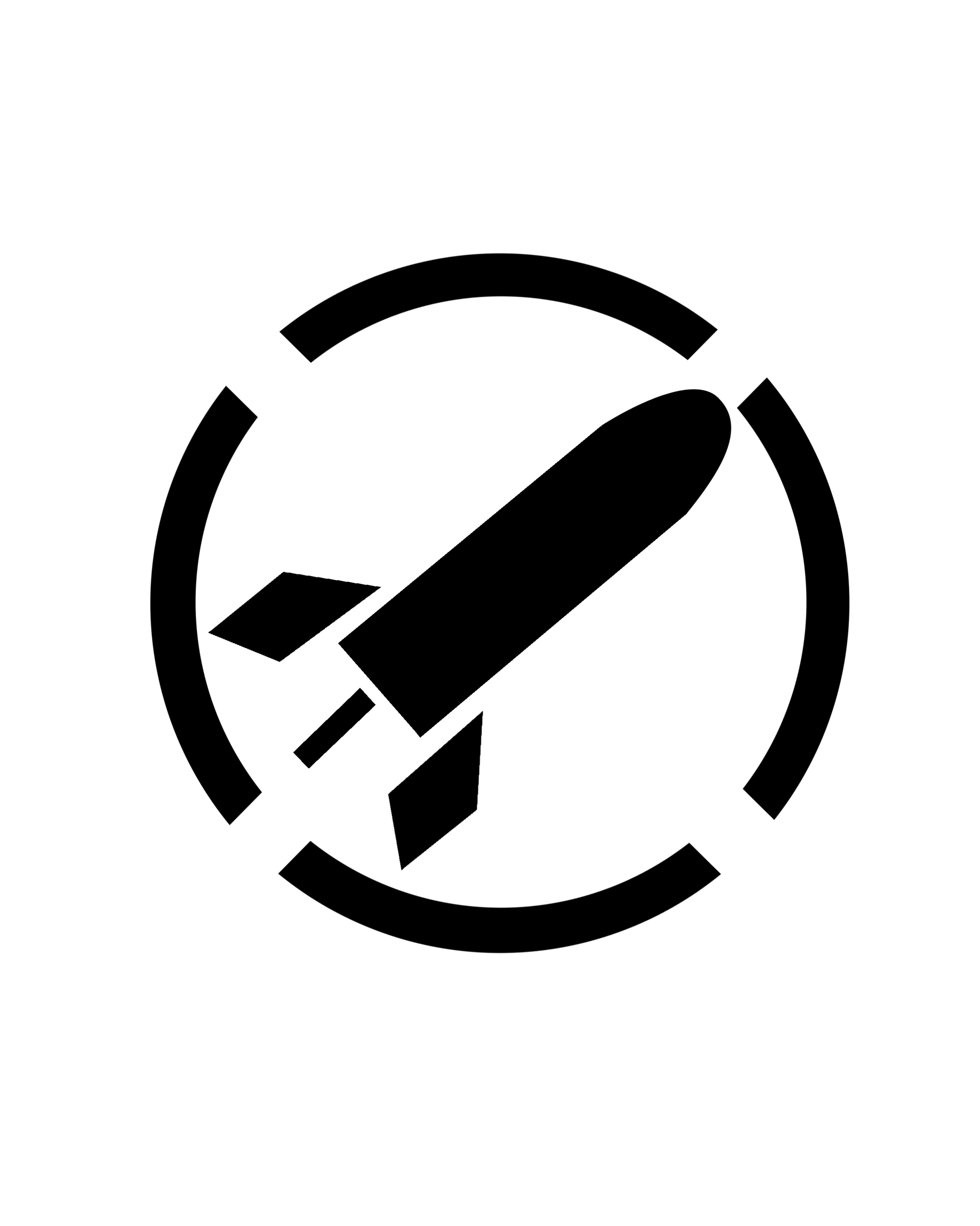 Rocket Ship Stencil Clipart - Free to use Clip Art Resource