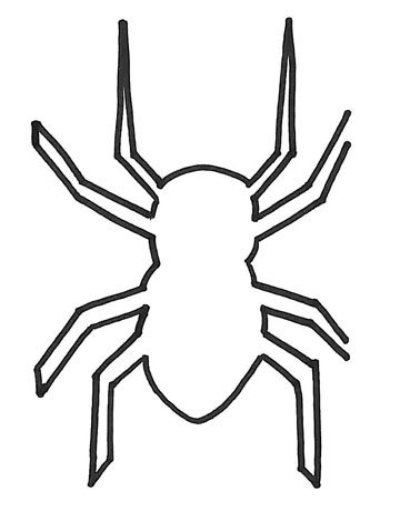 Spider Writing Template - ClipArt Best