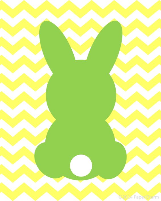 free-bunny-silhouette-easter-printable-art-easter-pinterest