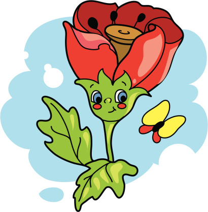 Cartoon Of A Poppy Buds Clip Art, Vector Images & Illustrations ...
