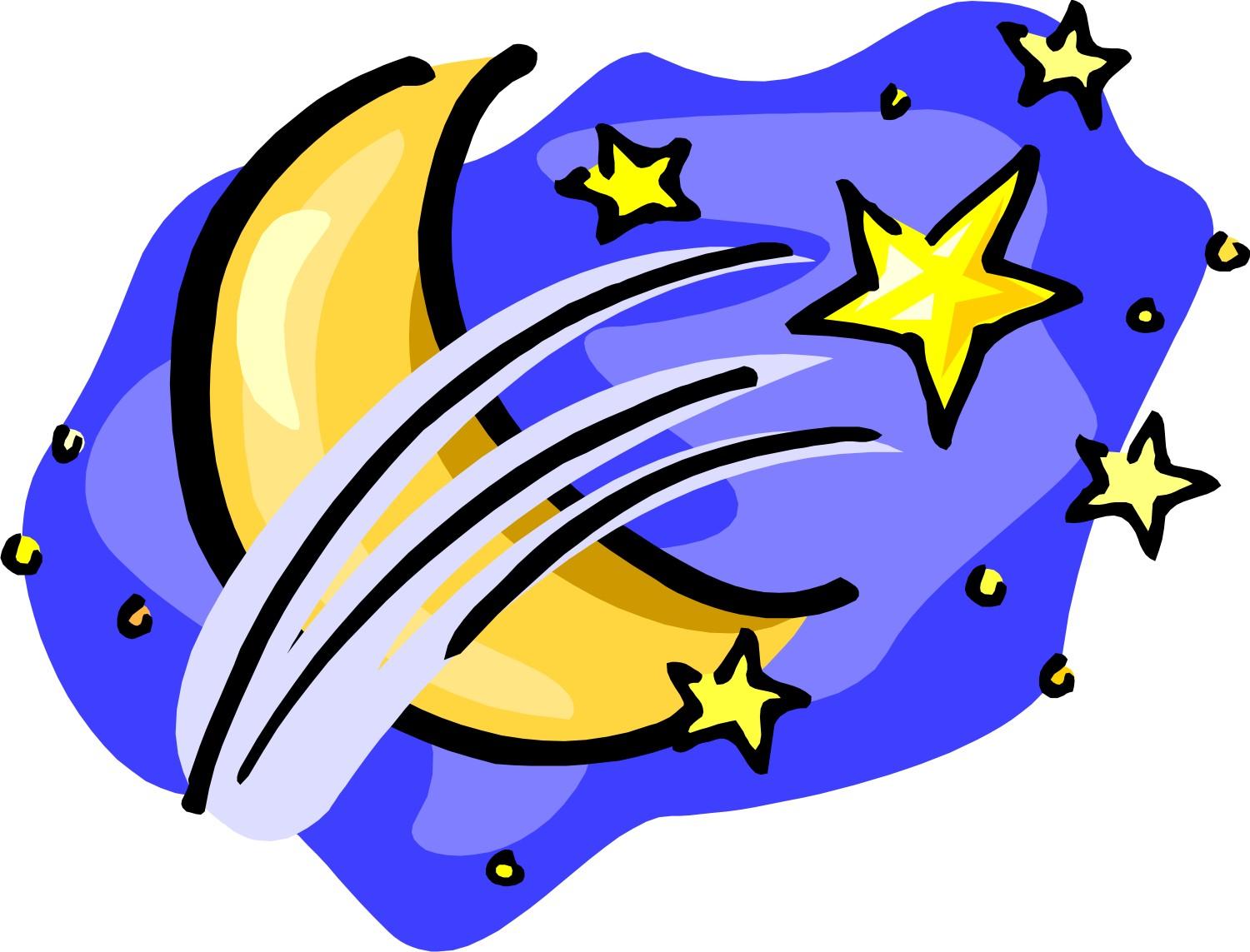 Moon and star clipart