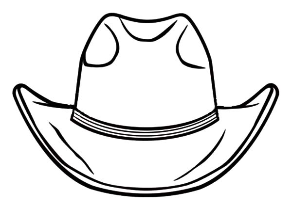 Download Cowboy Hat Coloring Pages | GuthrieMedia
