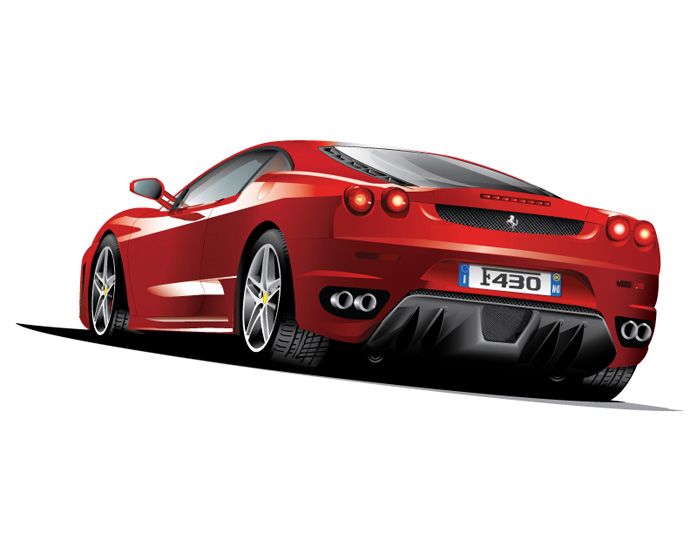 Ferrari Car Vector Art Free | Bing Gallery