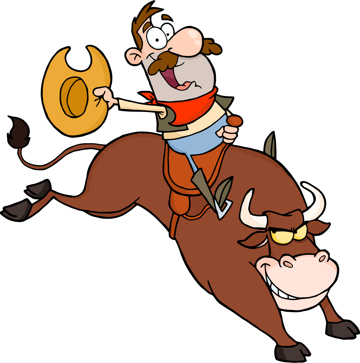 Cartoon Bulls Clipart