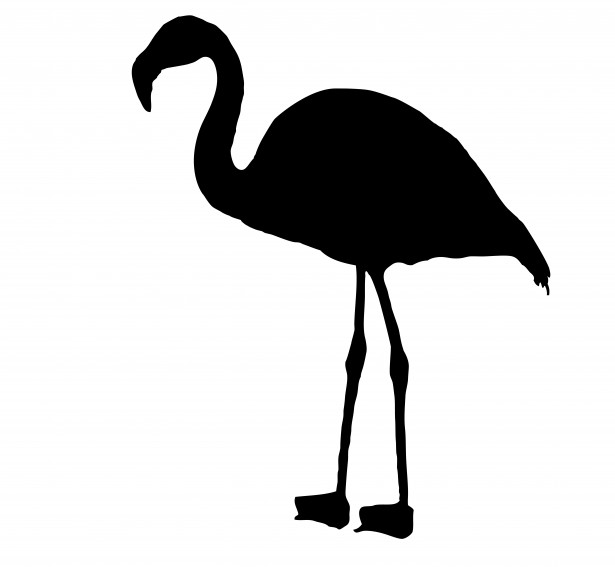 Flamingo Silhouette Clipart