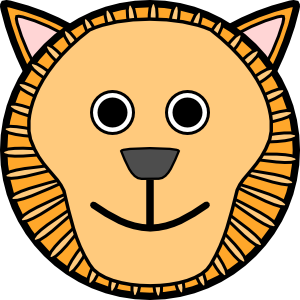 Cute Lion Head Clipart - Free Clipart Images