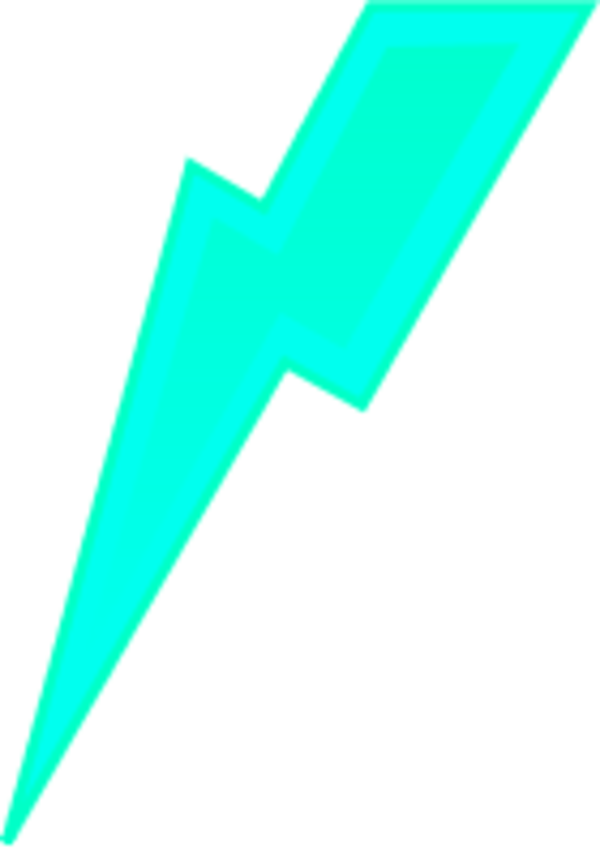 lightning - vector Clip Art