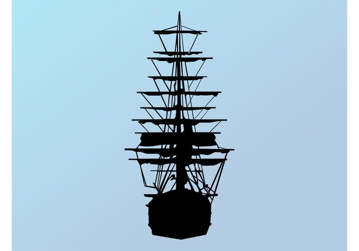 Ship Silhouette - Download Free Vector Art, Stock Graphics & Images