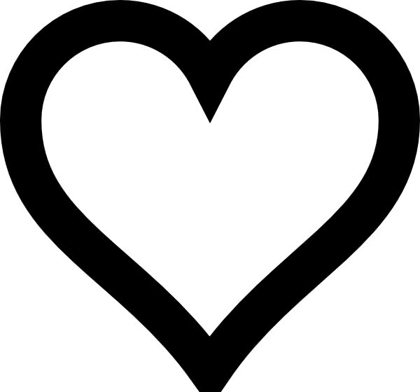 Heart Outline Html - ClipArt Best