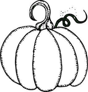 Pumpkin Line Clipart