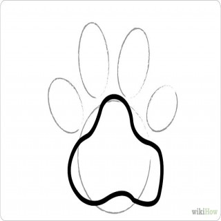 Draw Dog Paw Prints Step 3 Jpg - Litle Pups - ClipArt Best - ClipArt Best