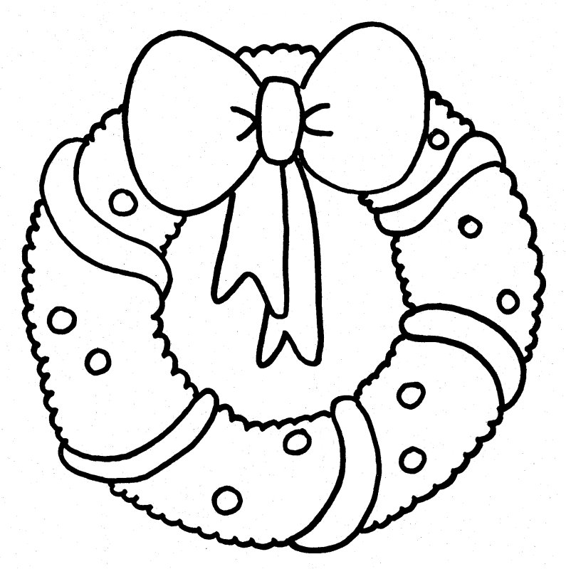 christmas coloring pages wreath christmas coloring pages wreath ...