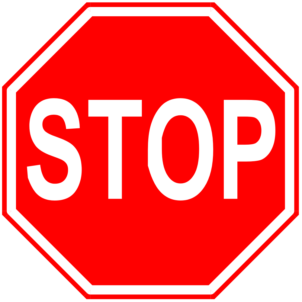 Stop sign color in clipart - dbclipart.com