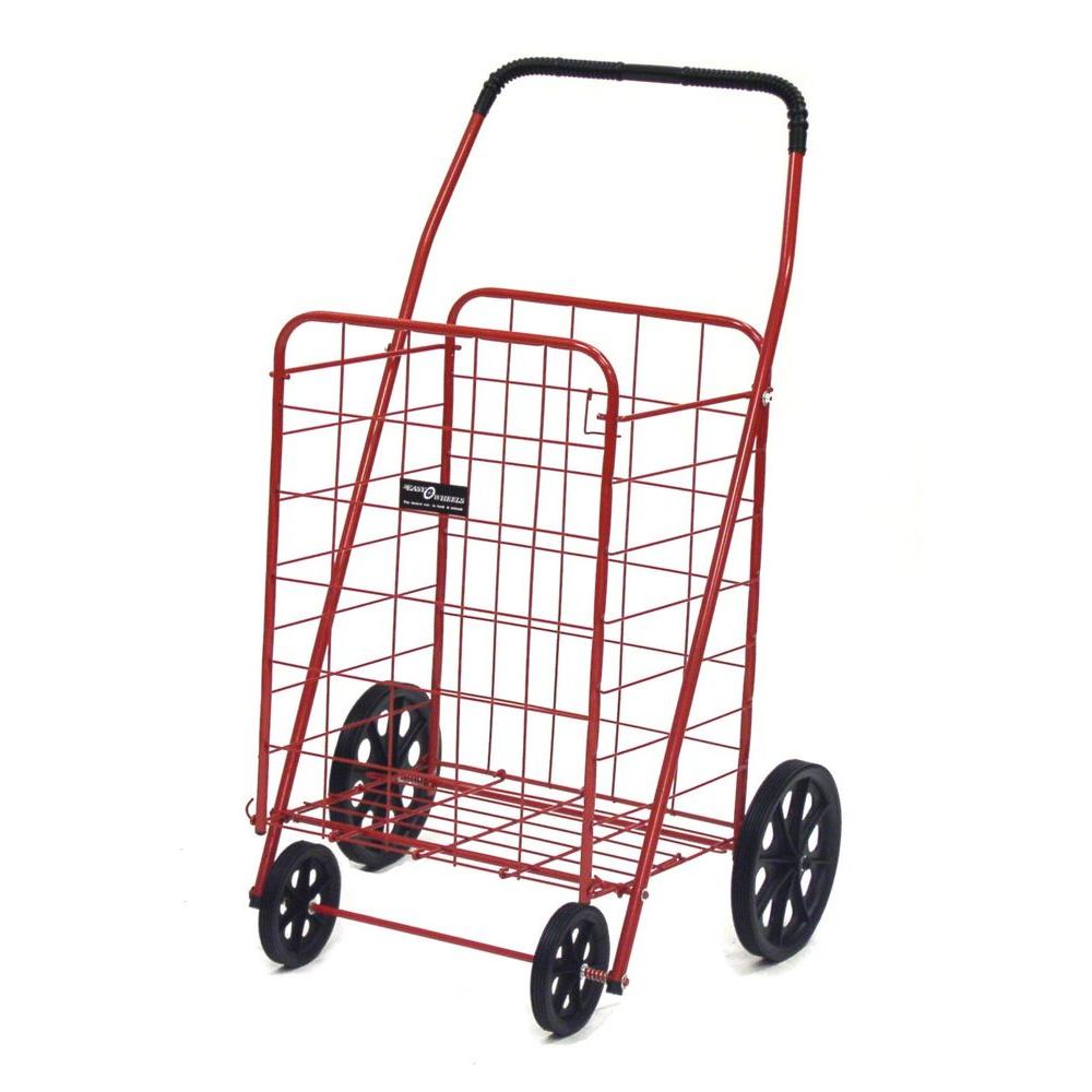 Easy Wheels Jumbo-A Shopping Car-011-R-RD - The Home Depot