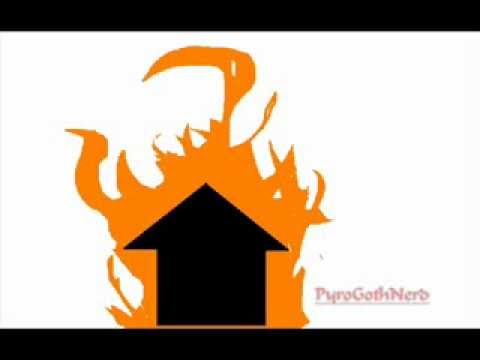 house burning animation - YouTube