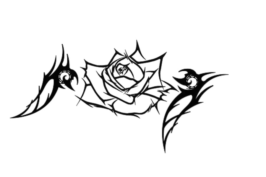 Free download Tribal Rose Drawings