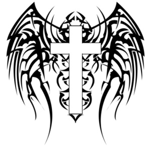 Cross With Wings Clipart