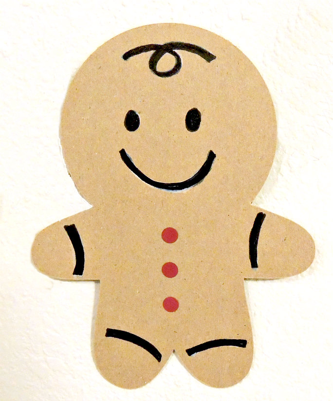 Gingerbread Man Silhouette - ClipArt Best