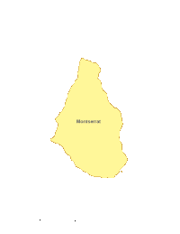 Blank Map Of Montserrat - ClipArt Best