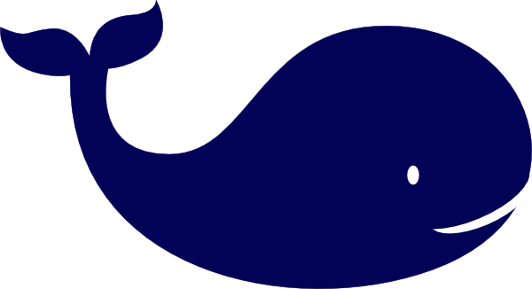 Whale silhouette clip art