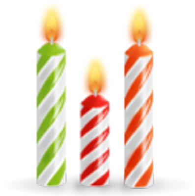 PSD Detail | Birthday Candles | Official PSDs