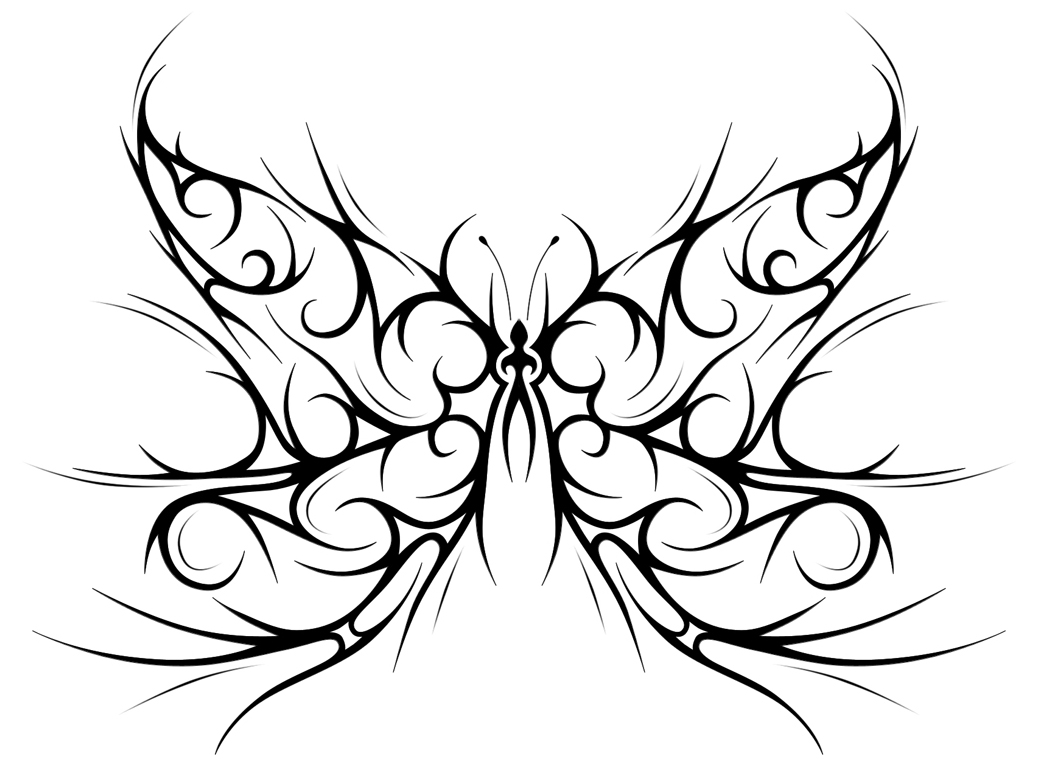 Tribal butterfly