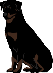 Free Canine Graphics - Rottweiler Clipart