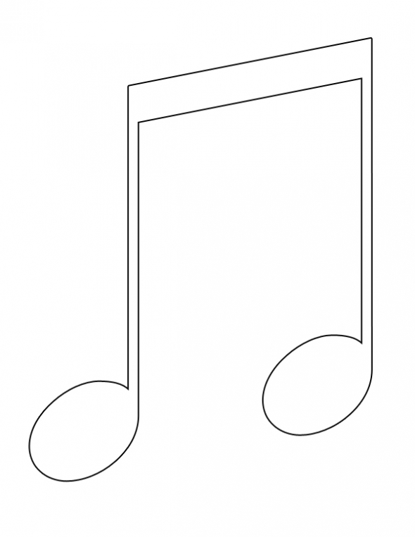 Free Music Clip Art - Eighth Notes 2
