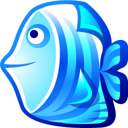 Free fish icon :: free blue fish icon :: available in png, ico ...