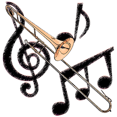 Cartoon Trombone Invitations by Admin_CP4284310