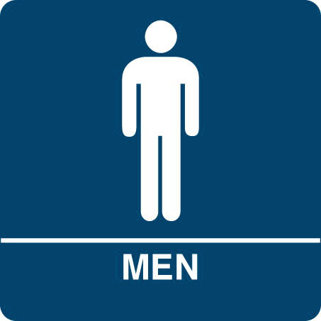Men Restroom Sign - ClipArt Best