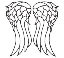 Angel Wings: Drawing | Redbubble